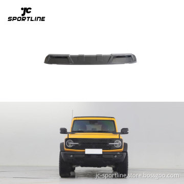 Carbon Fiber Front Roof Spoiler for Ford Bronco 2-Door/4-Door 2021-2023